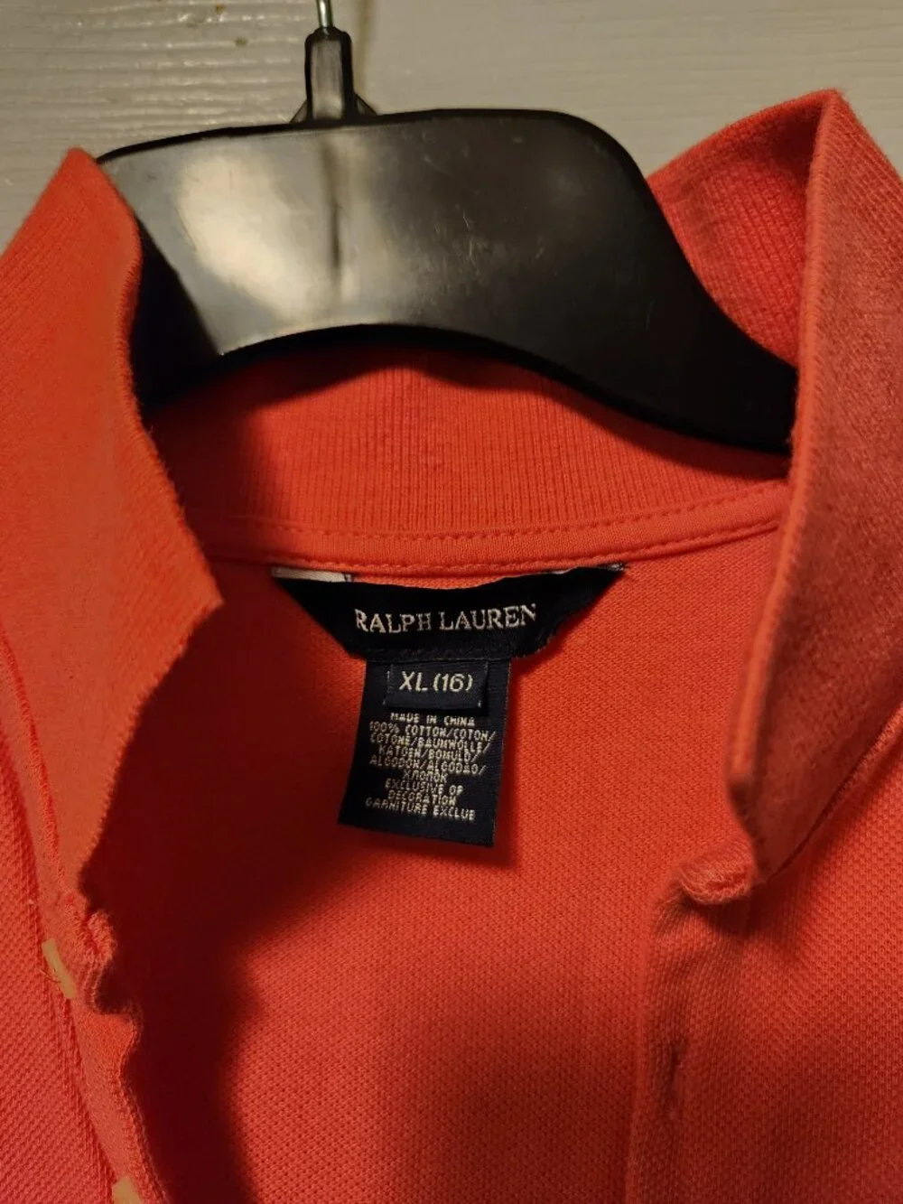 Ralph Lauren girls new 100%cotton dress  size: XL ( 16 )